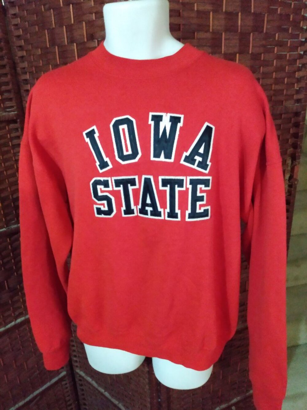 Vintage Iowa State University Sweatshirt 90s Red Adult XL Cyclones